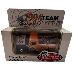 1998 team collectibles limited edition white rose collectibles new york mets